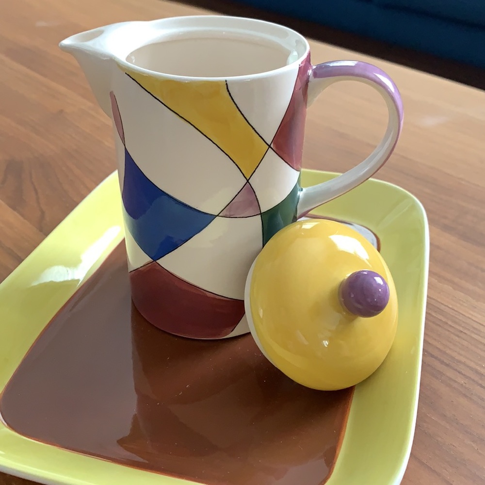 Hues N Brew Tea Set with Serving Tray - Picture 5 of 16